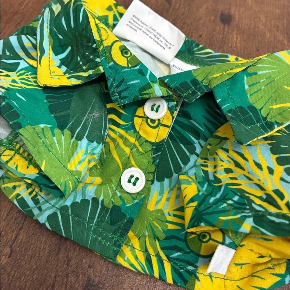 Build A Bear Pokémon Hawaiian Shirt